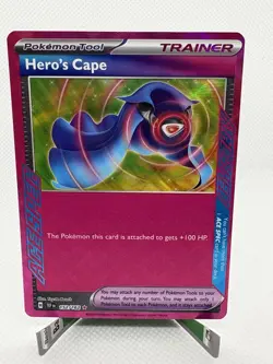 Hero's Cape 152/162 ACE SPEC - Temporal Forces - Pokemon TCG Card - NM/M - Image 1