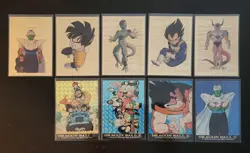 LOT Dragon Ball Z TCG CCG 1996 AMADA 1998/99 SCORE Lot 90 Cards Holo Gold Bulk - Image 1