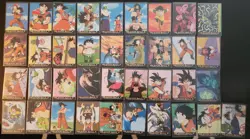 LOT Dragon Ball Z TCG CCG 1996 AMADA 1998/99 SCORE Lot 90 Cards Holo Gold Bulk - Image 2