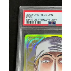 PSA 10 Enel OP05-098 Leader ALT ART ONE PIECE Card Game 2023 JPN Rare Gem Mint - Image 2