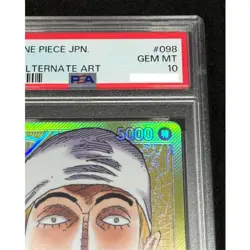 PSA 10 Enel OP05-098 Leader ALT ART ONE PIECE Card Game 2023 JPN Rare Gem Mint - Image 3
