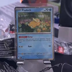 Pokemon TCG Psyduck 007 Black Star Promo NM Card English - Image 1