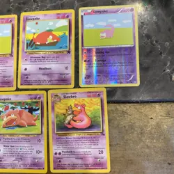 Pokemon TCG Slowpoke And Slowbro Lot 5 Cards One Holo - Image 2