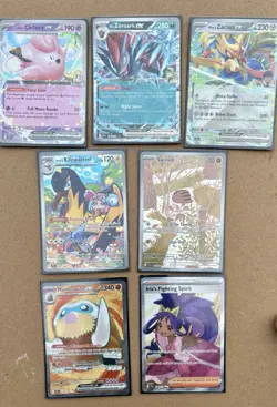 Pokemon TCG Journey Together Illustration & Ultra Rare 7 Card Lot - Image 1