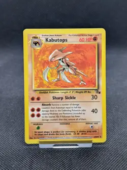 Kabutopsb24/62 Non Holo Fossil Set Rare Pokemon Card WOTC LP/Played - Image 1
