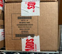 Magic the Gathering Duskmourn House of Horror COMMANDER DECK DISPLAY CASE 4x set - Image 1