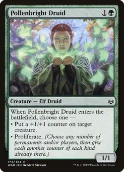 Pollenbright Druid [War of the Spark] Lightly Played - Image 1