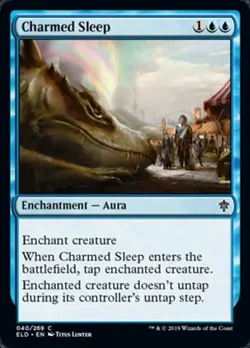 CHARMED SLEEP ~mtg NM-M Throne of Eldraine Com x4 - Image 1