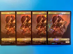 MTG 4x SURGE FOIL Tyranid Token Warhammer 40K Surge Magic the Gathering x4 NM - Image 1