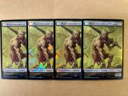 MTG 4x SURGE FOIL Plaguebearer of Nurgle Warhammer 40K Magic the Gathering x4 NM - Image 1