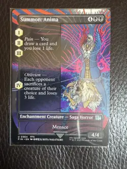 Mtg FIN Final Fantasy Showcase - Summon: Anima -NM - Image 1