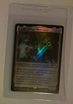 Cloud, Midgar Mercenary Promo FOIL NM FINAL FANTASY VII Magic the Gathering MTG - Image 1