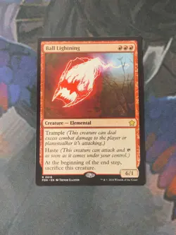 Ball lightning | 7% Off 2+ | Foundations | NM | MTG - Image 1