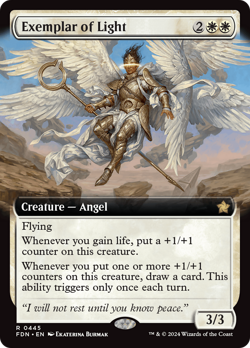 Exemplar of Light (Extended Art) [Foundations] Foil Near Mint - Image 1