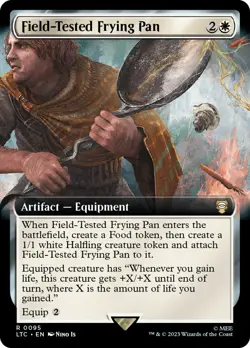 MTG Field-Tested Frying Pan Extended Art - The Lord of the Rings Commander #095 - Image 1