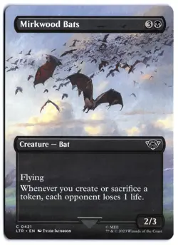 Mirkwood Bats (Borderless) 0421 - LTR NM MTG TCG - Image 1