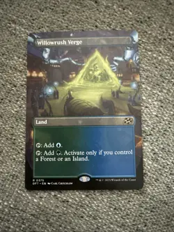 MTG | Willowrush Verge (Borderless) | NM | Aetherdrift 375 DFT - Image 1