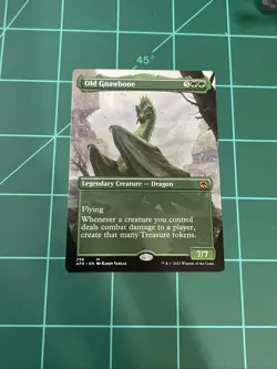 MTG Adventures in the Forgotten Realms Old Gnawbone, Borderless, Near Mint - Image 2