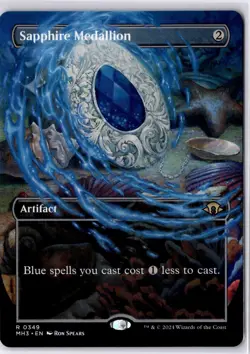 Sapphire Medallion (Borderless) Modern Horizons 3 Regular NM R 0349 - Image 1