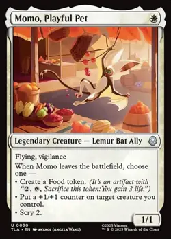 2x Momo, Playful Pet TLA NM MTG - Image 1