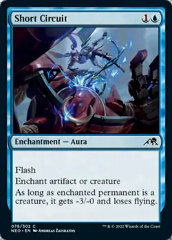 SHORT CIRCUIT x4 mtg NM-M Kamigawa Neon Dynasty 4 Common - Image 1