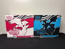 Pokemon Black Bolt and White Flare Elite Trainer Box ETB Set of 2 Sealed New - Image 1
