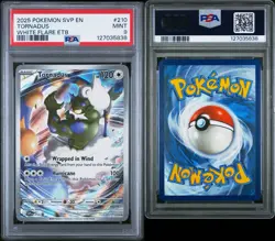 2025 POKEMON SVP EN-SV BLACK STAR PROMO #210 TORNADUS PSA 9 - Image 3