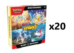 Pokemon Scarlet & Violet SURGING SPARKS 20 Box BOOSTER BUNDLE CASE Sealed SV08 - Image 2