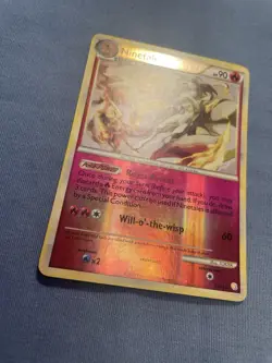 Pokemon TCG Ninetales Heart Gold & Soul Silver Reverse Holo LP/MP - Image 2