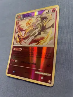 Pokemon TCG Ninetales Heart Gold & Soul Silver Reverse Holo LP/MP - Image 3