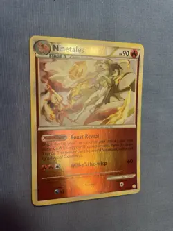 Pokemon TCG Ninetales Heart Gold & Soul Silver Reverse Holo LP/MP - Image 5