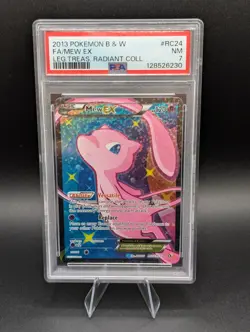 Pokemon Mew EX Full Art RC24/RC25 Legendary Treasures Radiant Collection PSA 7 - Image 1