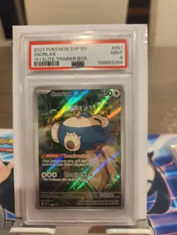 2023 Pokemon SVP en Snorlax 151 Elite Trainer Box Promo - Image 1