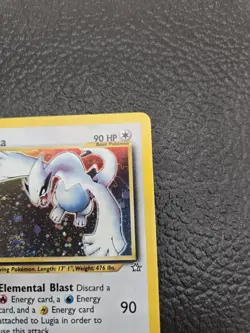 Lugia 9/111 Neo Genesis Holo Near Mint Perfect Swirl Pokemon TCG - Image 4