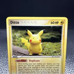 Ditto (Pikachu) 63/113 Common Pokemon EX Delta Species 2005 Non-Holo Vintage NM - Image 3
