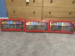 3X Lot Pokemon Prismatic Evolutions Costco 8 Mini-Tin Bundle w/Promo SEALED - Image 1