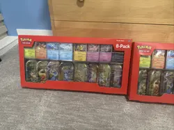 3X Lot Pokemon Prismatic Evolutions Costco 8 Mini-Tin Bundle w/Promo SEALED - Image 2