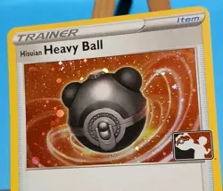 Hisuian Heavy Ball 146/189 Prize Pack Series Pokemon Play! Holo Mint Condition - Image 1