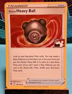 Hisuian Heavy Ball 146/189 Prize Pack Series Pokemon Play! Holo Mint Condition - Image 2