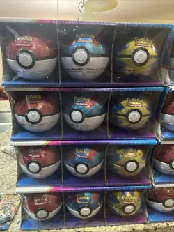 Pokemon TCG Poke Ball Tins (3 Pokeballs) Sealed 2020 Costco 3-Pack New Lot (8) - Image 2