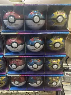 Pokemon TCG Poke Ball Tins (3 Pokeballs) Sealed 2020 Costco 3-Pack New Lot (8) - Image 3