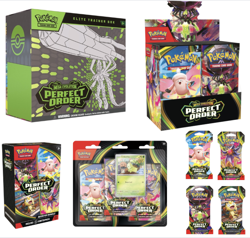 Pokemon ME Perfect Order Booster Box, Booster Bundle X2, ETB x2Preorder - Image 1