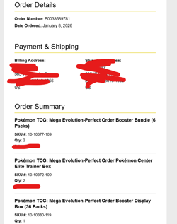 Pokemon ME Perfect Order Booster Box, Booster Bundle X2, ETB x2Preorder - Image 2