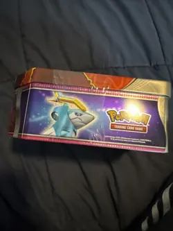2024 Pokemon Paradox Destinies Gourging Fire Tin 5 Booster Packs Sword & Shield - Image 5