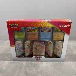 Pokemon Scarlet & Violet 151 Mini Tins 5-Pack! Costco Bundle (Meowth) Sealed! - Image 1