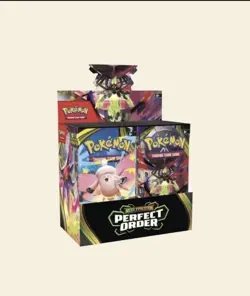Pokemon TCG Mega Evolution Perfect Order Booster Box *Pre Order Confirmed* - Image 1