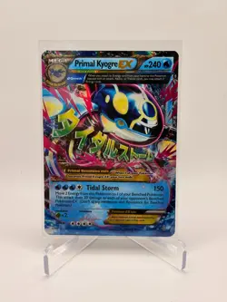 2014 Pokemon XY Primal Clash Primal Kyogre EX 55/160 LP - Image 1