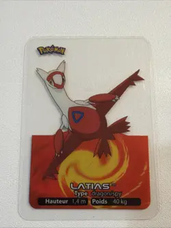 2006 Latias Pokemon Lamincards Edibas Vintage French - Image 1