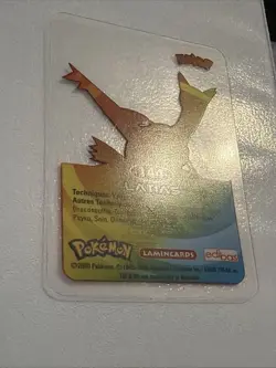 2006 Latias Pokemon Lamincards Edibas Vintage French - Image 3