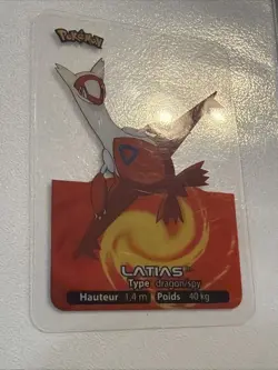2006 Latias Pokemon Lamincards Edibas Vintage French - Image 4